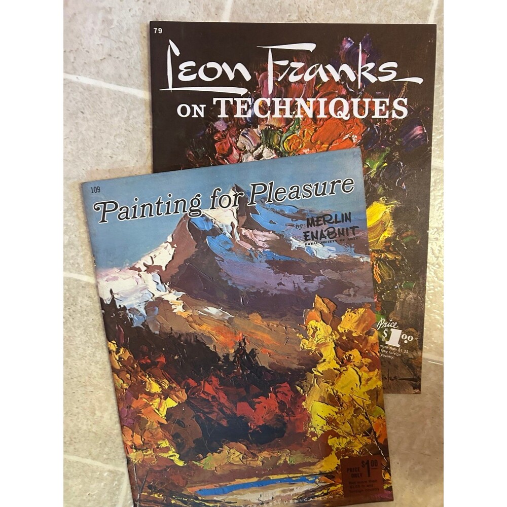 (2) Vintage Painting Books